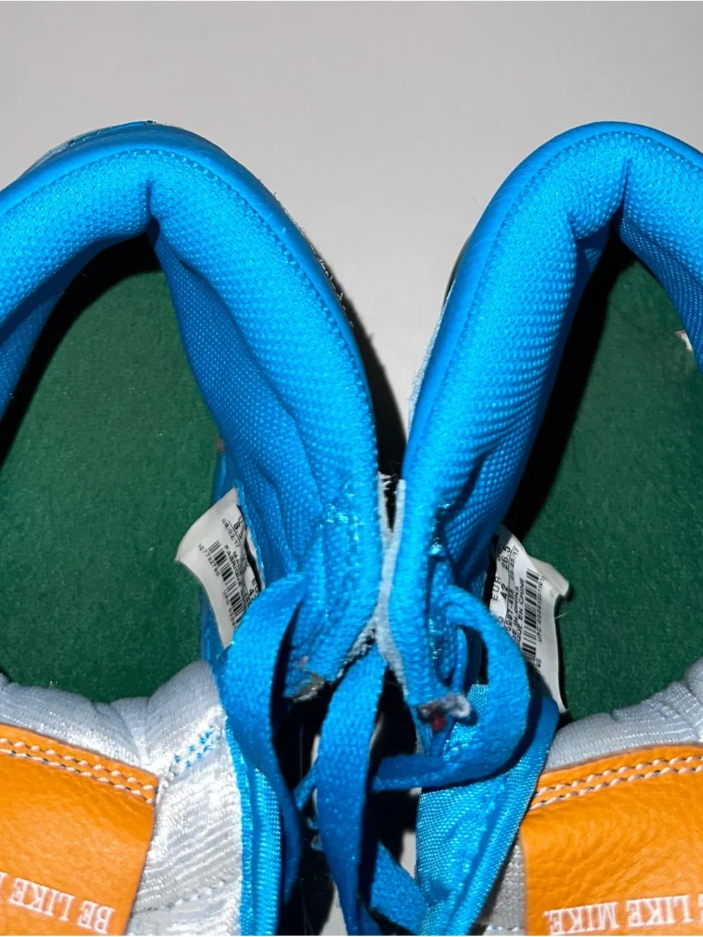 2017 Nike Air Jordan 1 Retro High OG G8RD Blue Lagoon Gatorade Size 8.5